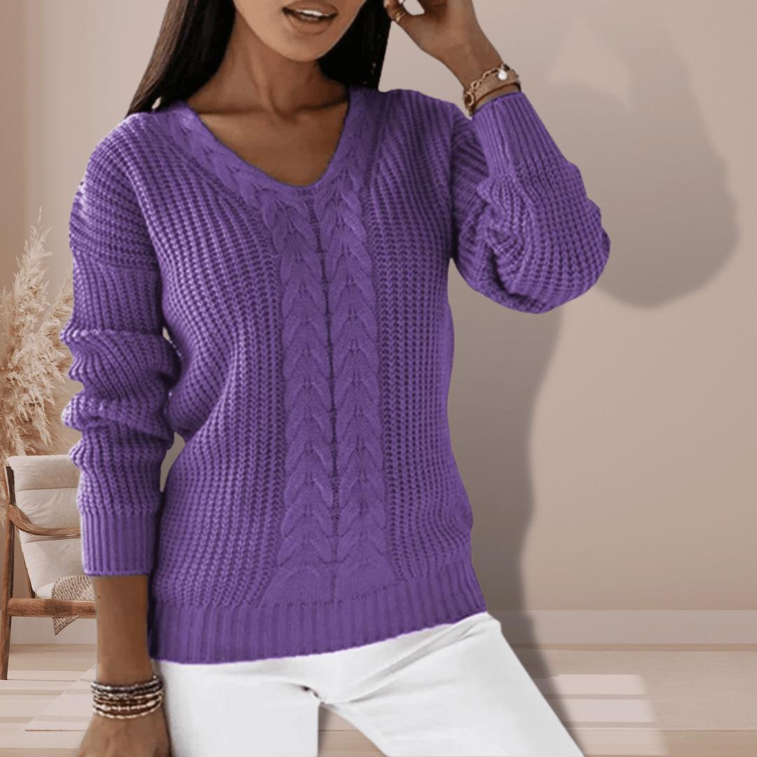 Liela – Relaxed Ribbed Sweater