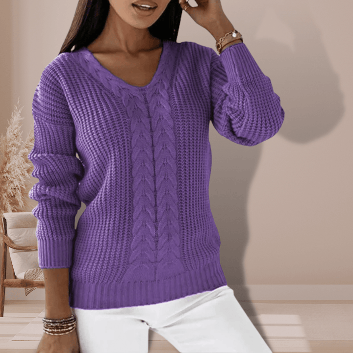 Liela – Relaxed Ribbed Sweater