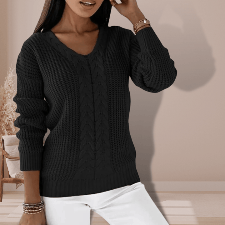 Liela – Relaxed Ribbed Sweater