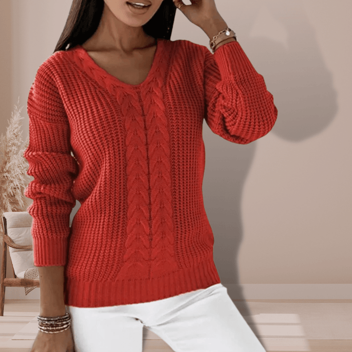 Liela – Relaxed Ribbed Sweater