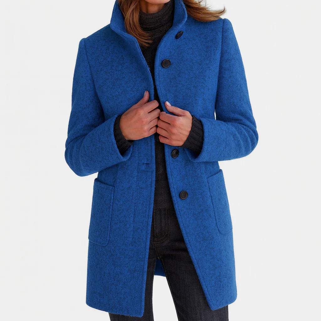 Colette | Tailored Button-Front Midi Coat