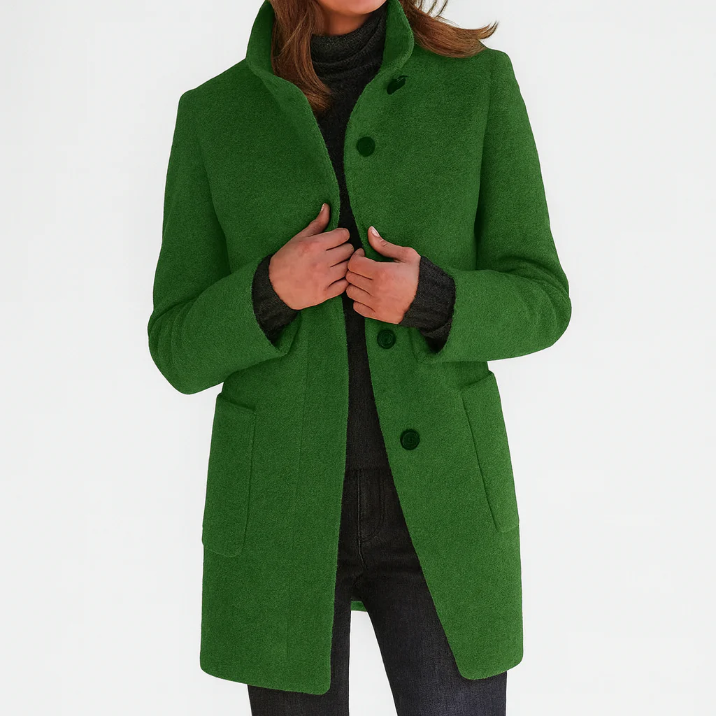 Colette | Tailored Button-Front Midi Coat