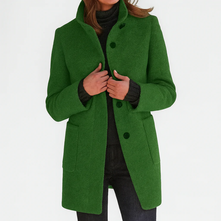 Colette | Tailored Button-Front Midi Coat