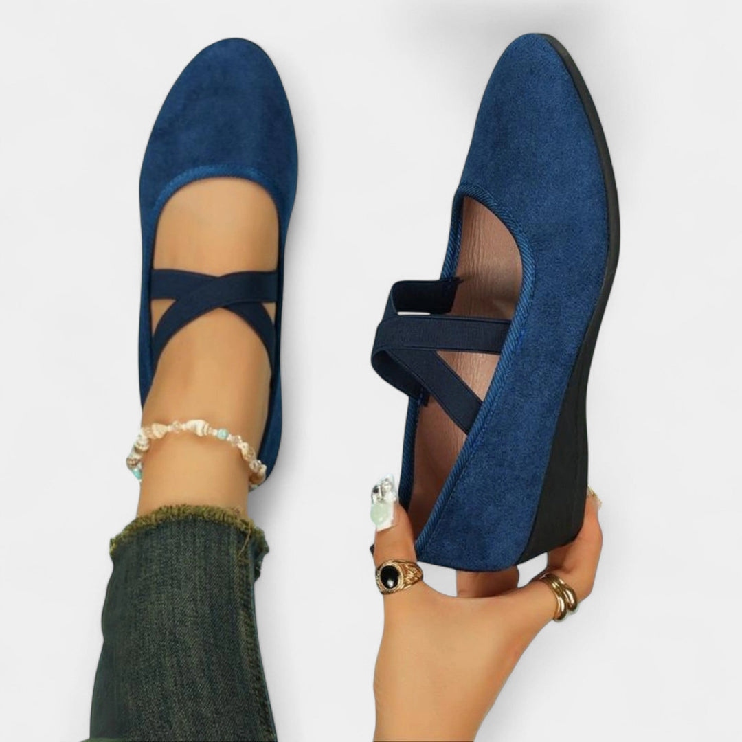 Bellina | Ankle Strap Wedge Shoes