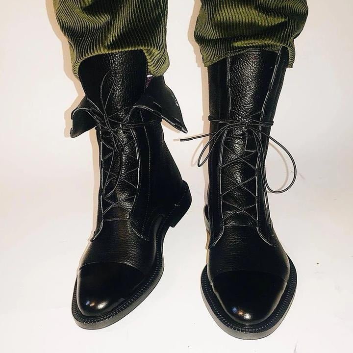 Andrea – Heeled Boots Vegan Leather