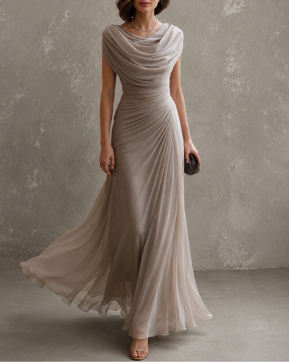 Jilliann | Elegant Flowy Maxi Dress