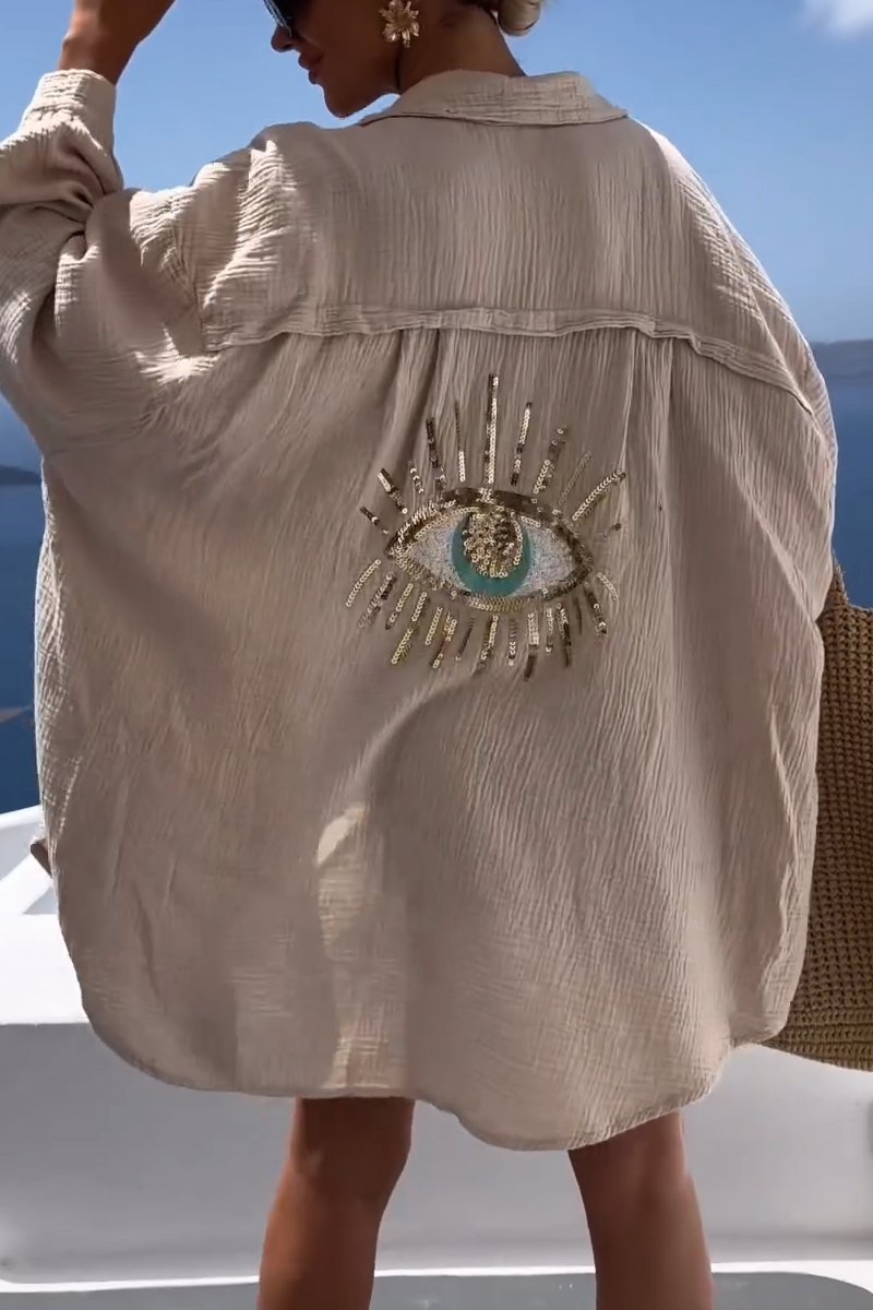 Janella – Oversized Button-Down Shirt