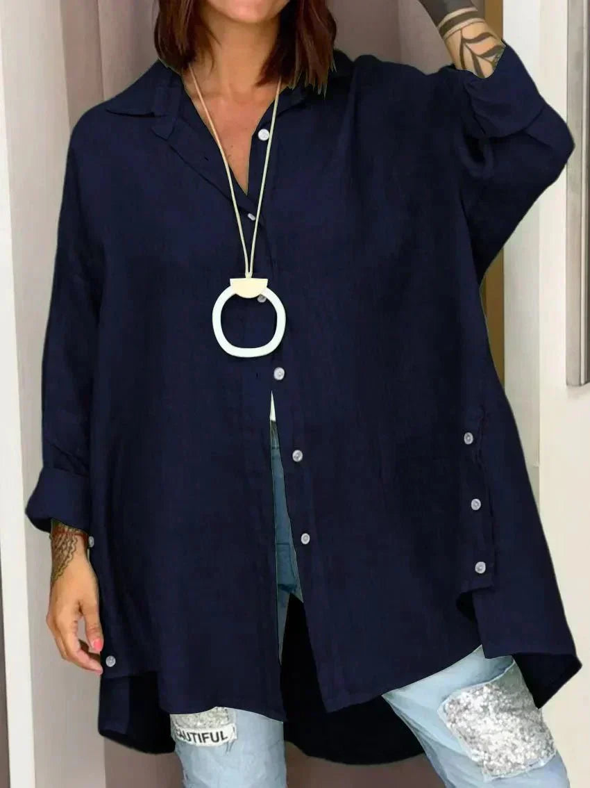 Nadine – Oversized Button-Down Shirt
