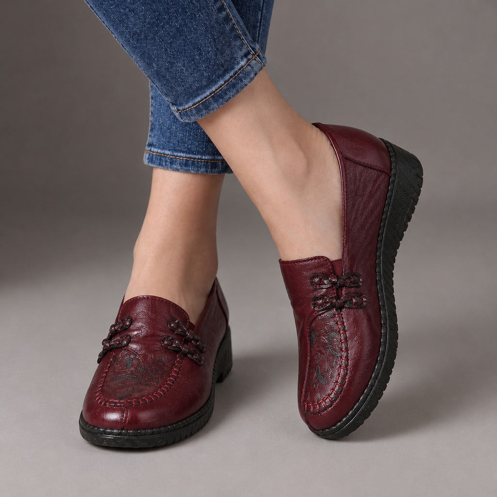 Roseann | Slip-On Knot Loafers