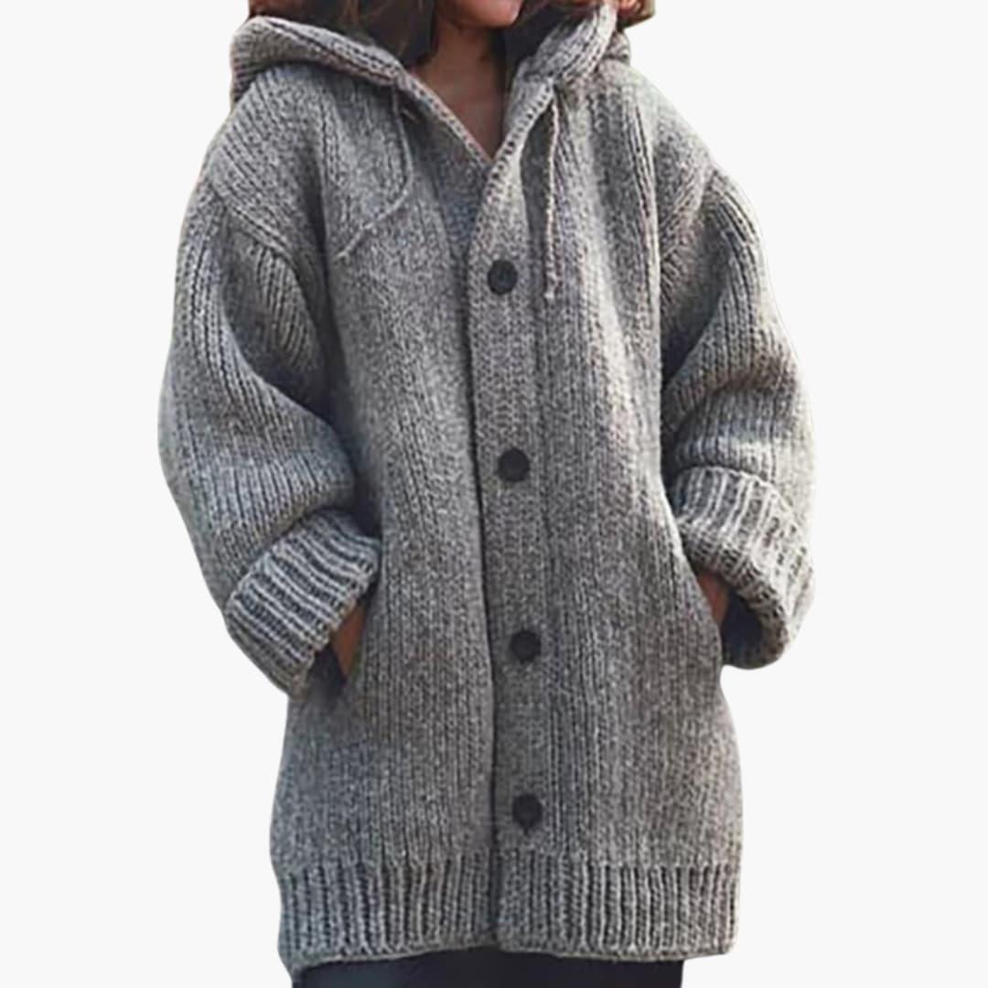 Virginia | Long Hooded Cardigan