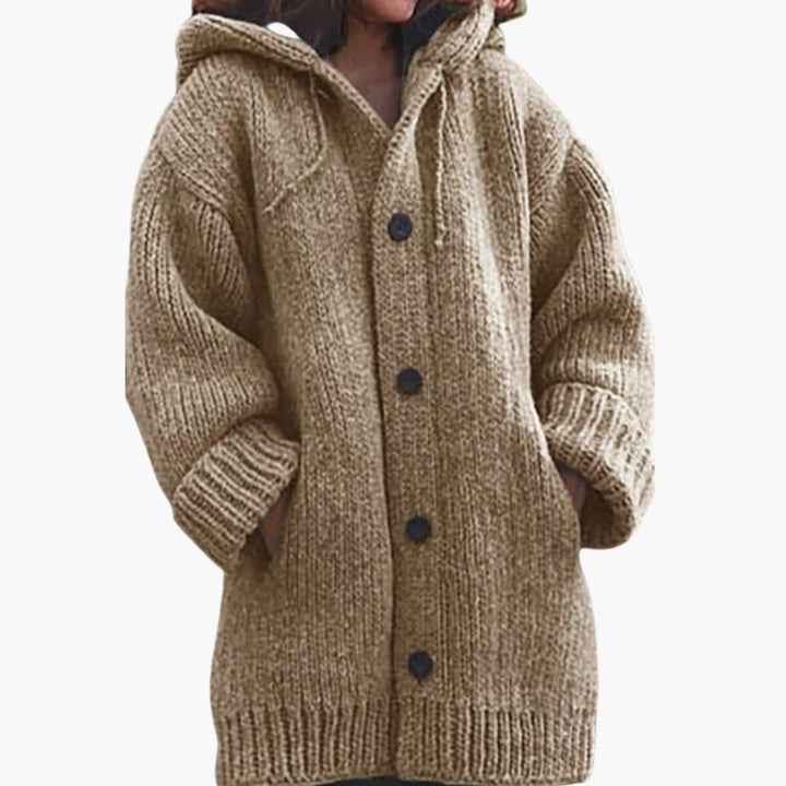 Virginia | Long Hooded Cardigan