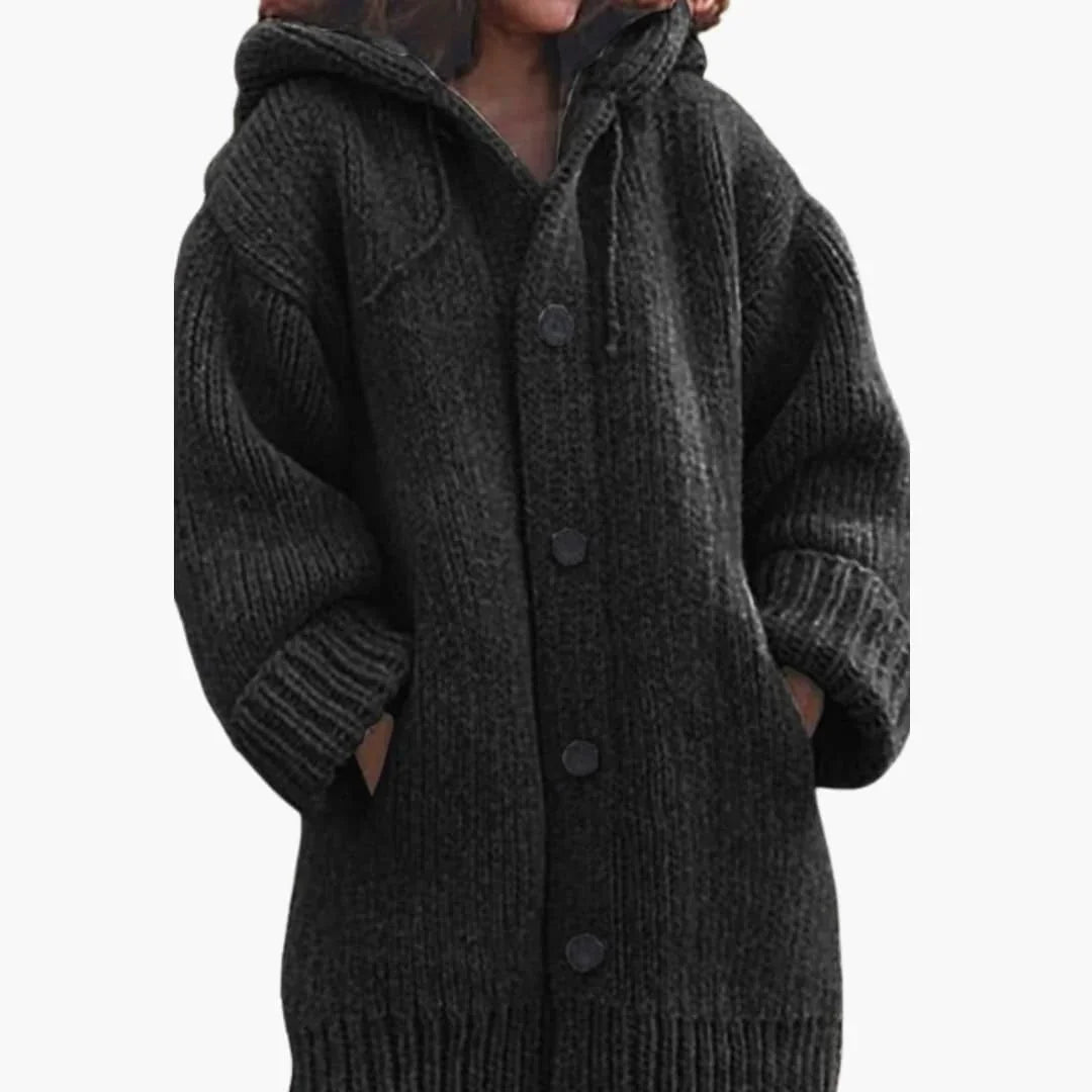 Virginia | Long Hooded Cardigan