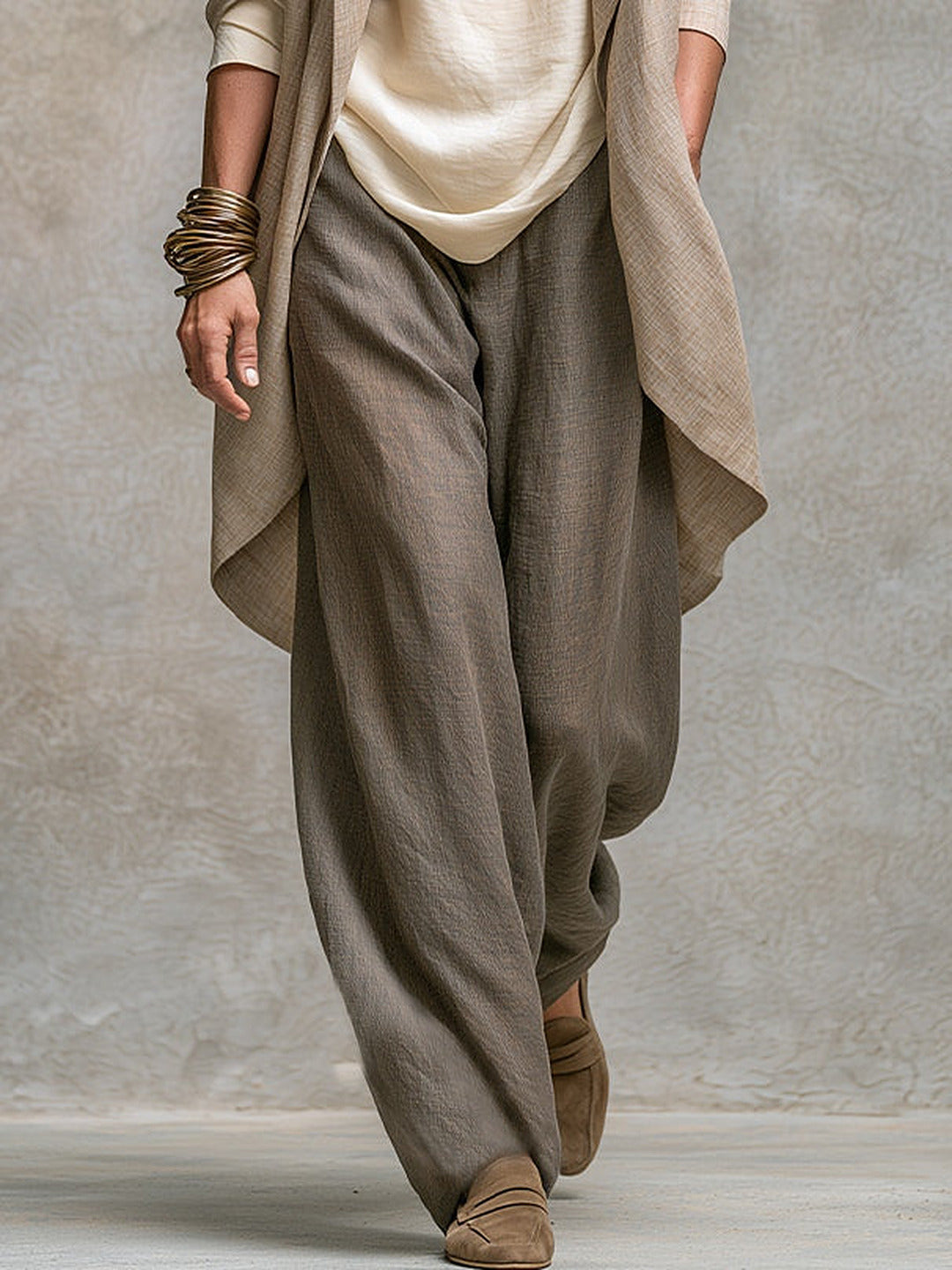 Flaminia | Three-Piece Palazzo Pants Set
