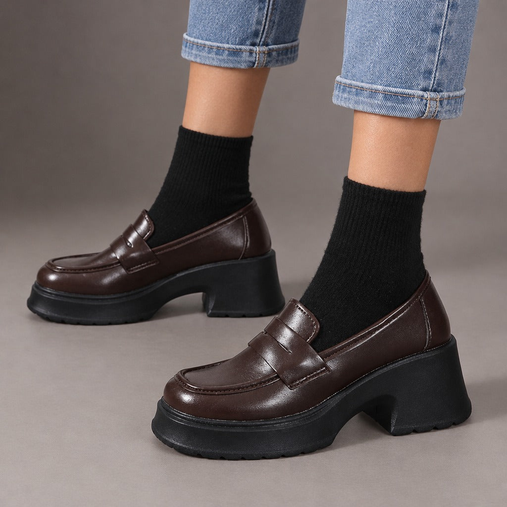 Minnie | Chunky Platform Loafers