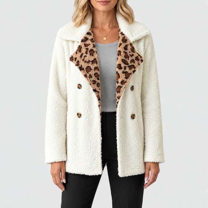 MELISSA | LEOPARD LAPEL JACKET