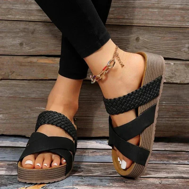 Hana – Platform Open-Toe Sandals