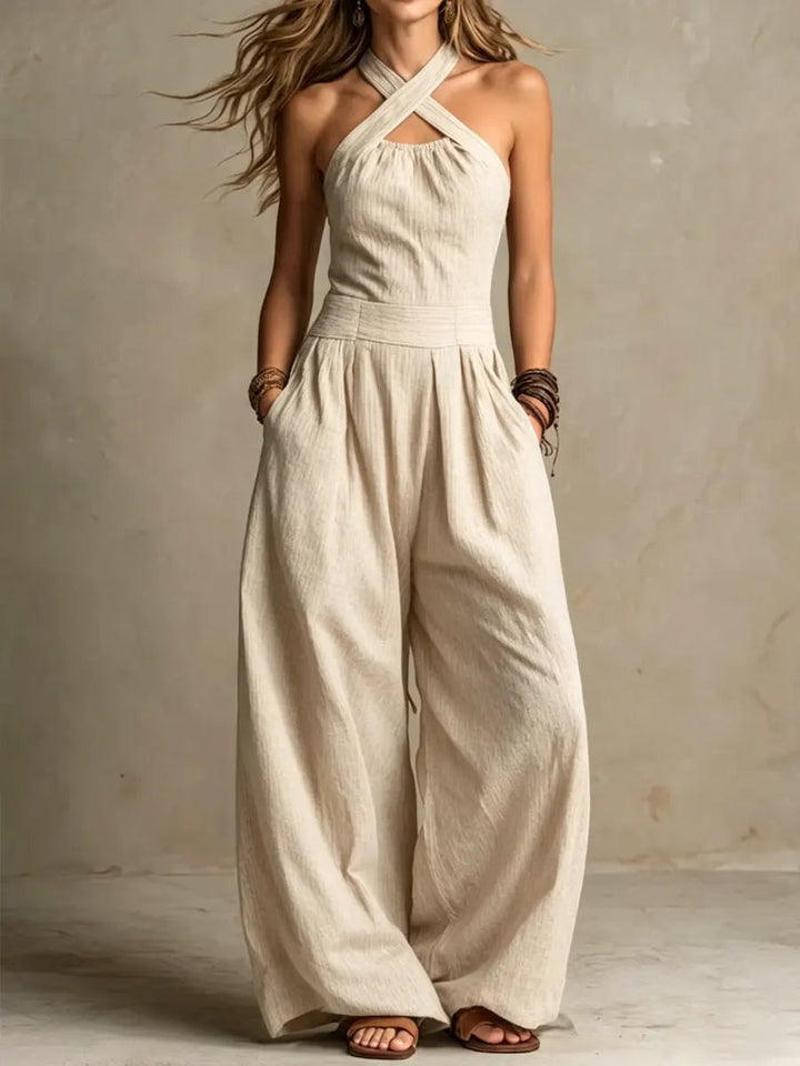 Kira | Effortlessly Elegant Wide-Leg Jumpsuit
