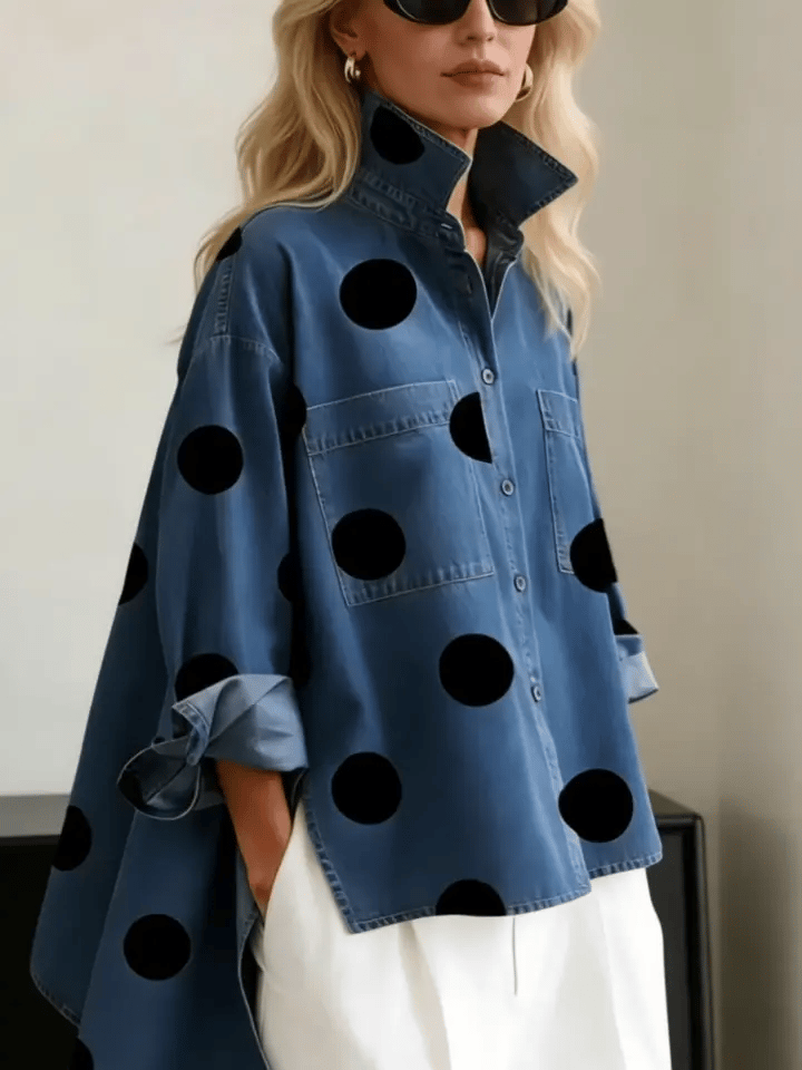 SUZY | POLKA DOT OVERSHIRT