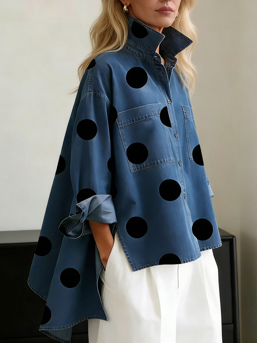 SUZY | POLKA DOT OVERSHIRT