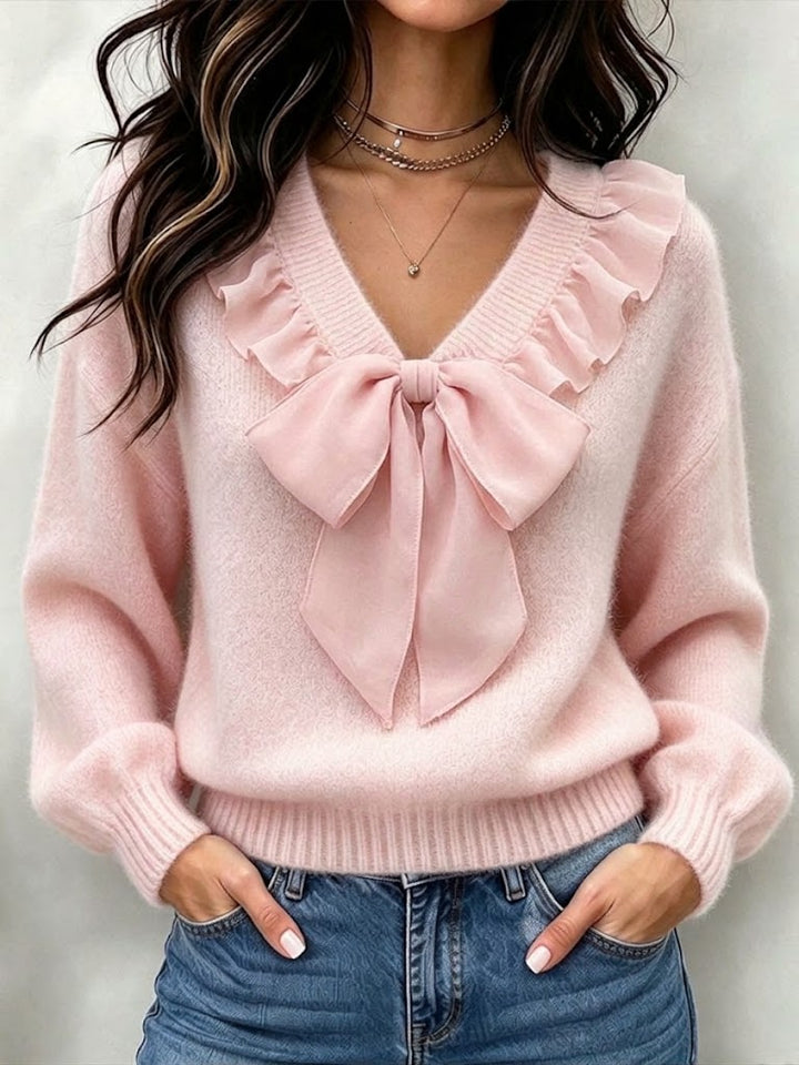 Flossie | Bow Knit Sweater