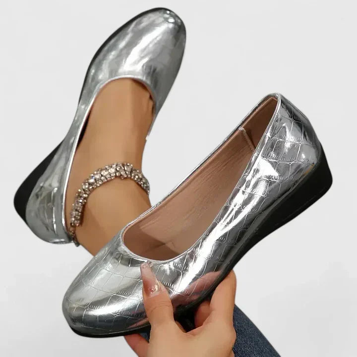 Stacy | Slip On Wedge Shoes