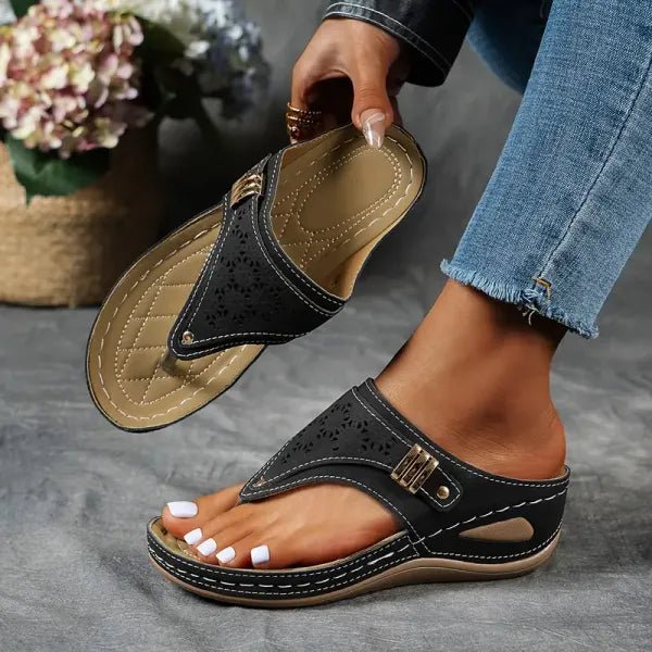 Lillian – Orthopedic Support Wedge Sandal
