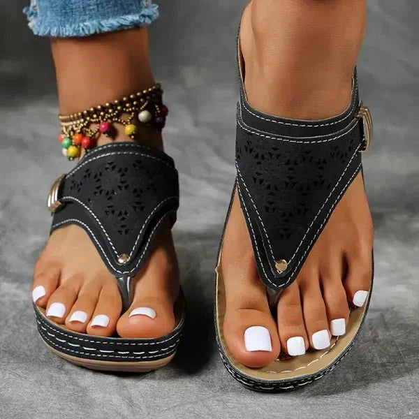 Lillian – Orthopedic Support Wedge Sandal