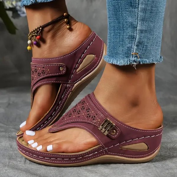 Lillian – Orthopedic Support Wedge Sandal