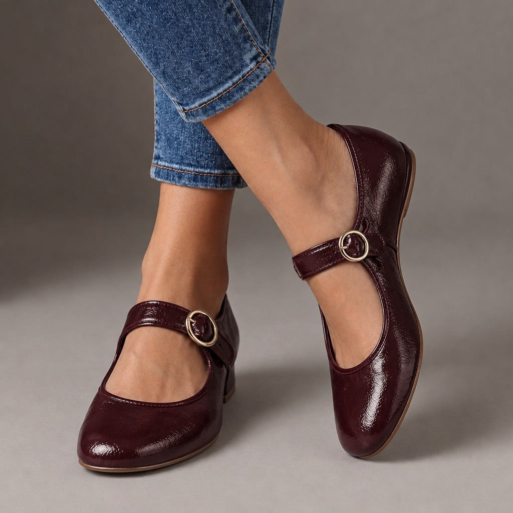 Roslyn | Glossy Mary Janes
