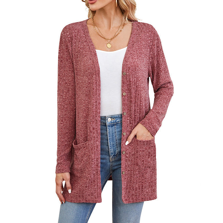 Melody – Longline Button-Front Cardigan