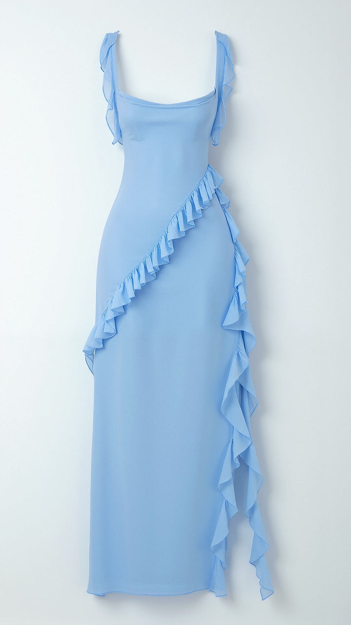 SUSAN | RUFFLED MAXI DRESS