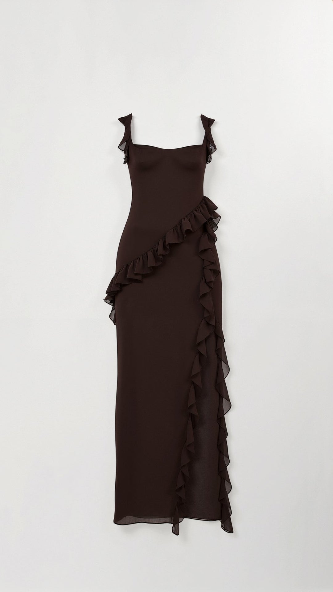 SUSAN | RUFFLED MAXI DRESS