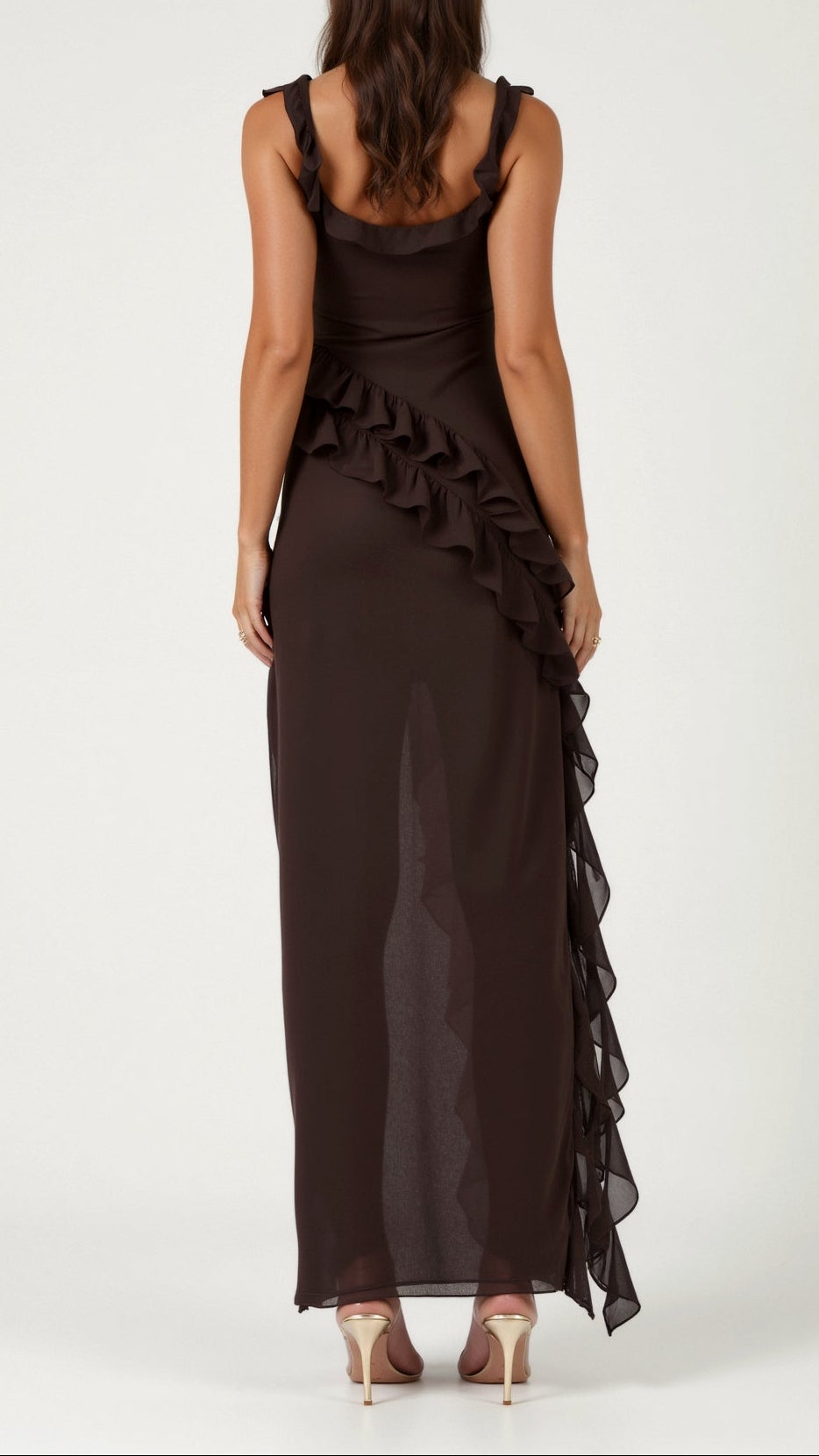 SUSAN | RUFFLED MAXI DRESS