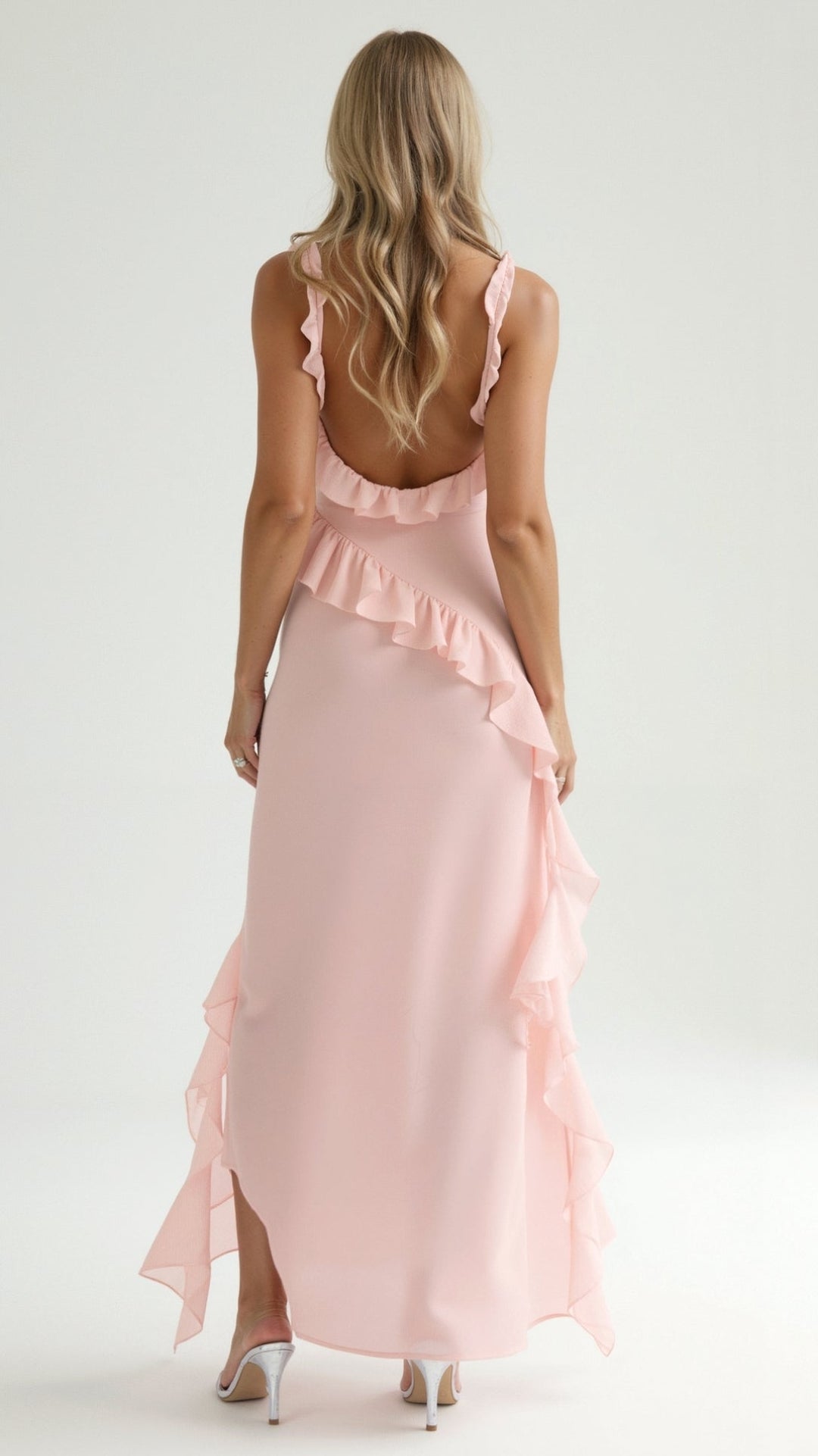 SUSAN | RUFFLED MAXI DRESS