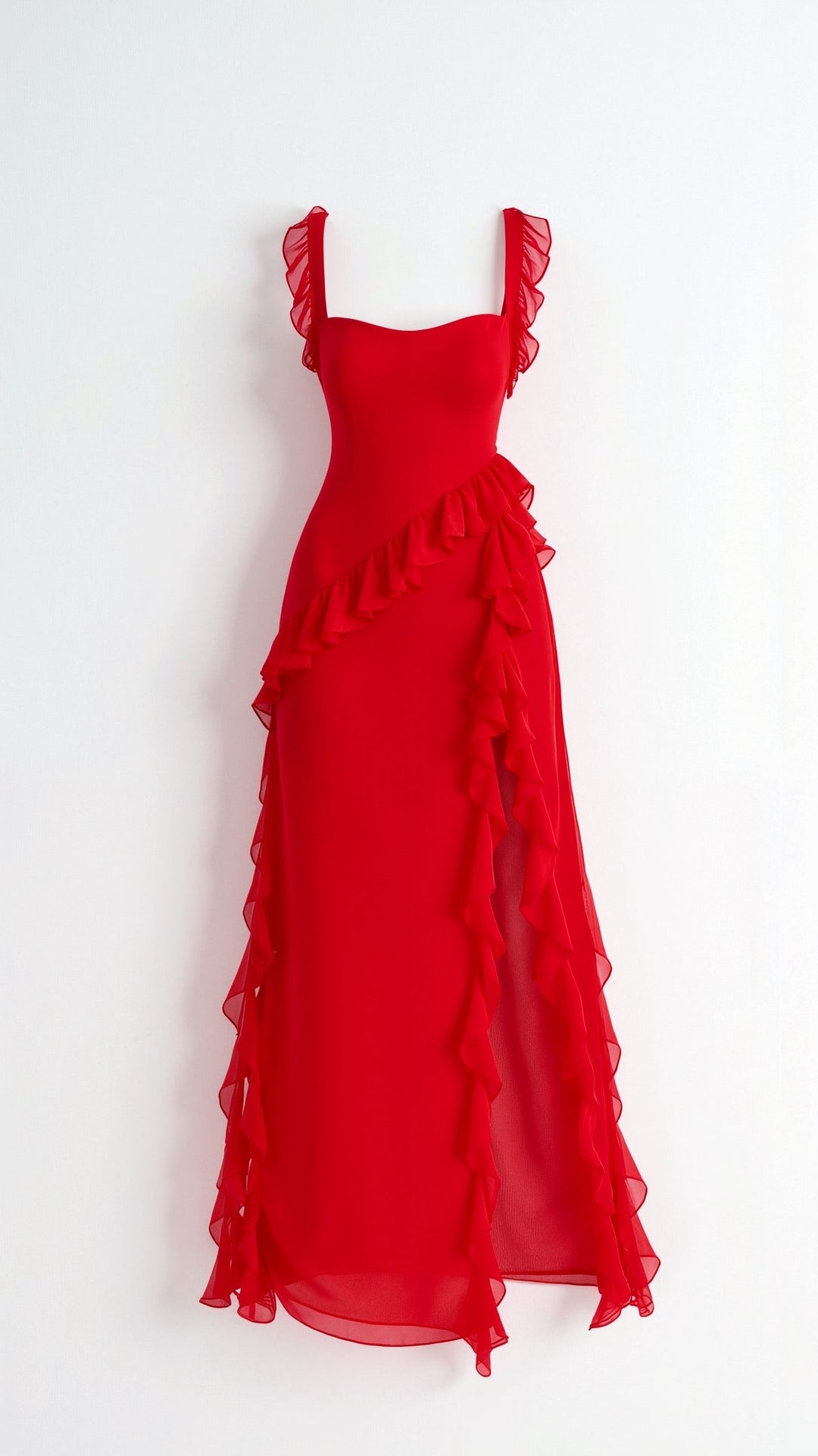 SUSAN | RUFFLED MAXI DRESS