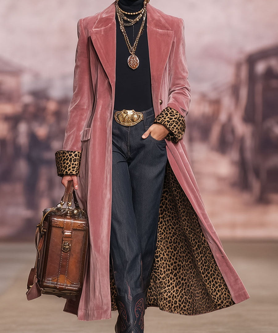 Ruth | Long Velvet Coat