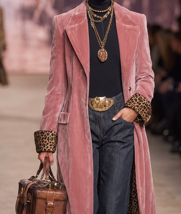 Ruth | Long Velvet Coat