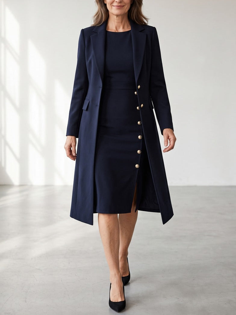 Santina | Long Blazer Dress Set