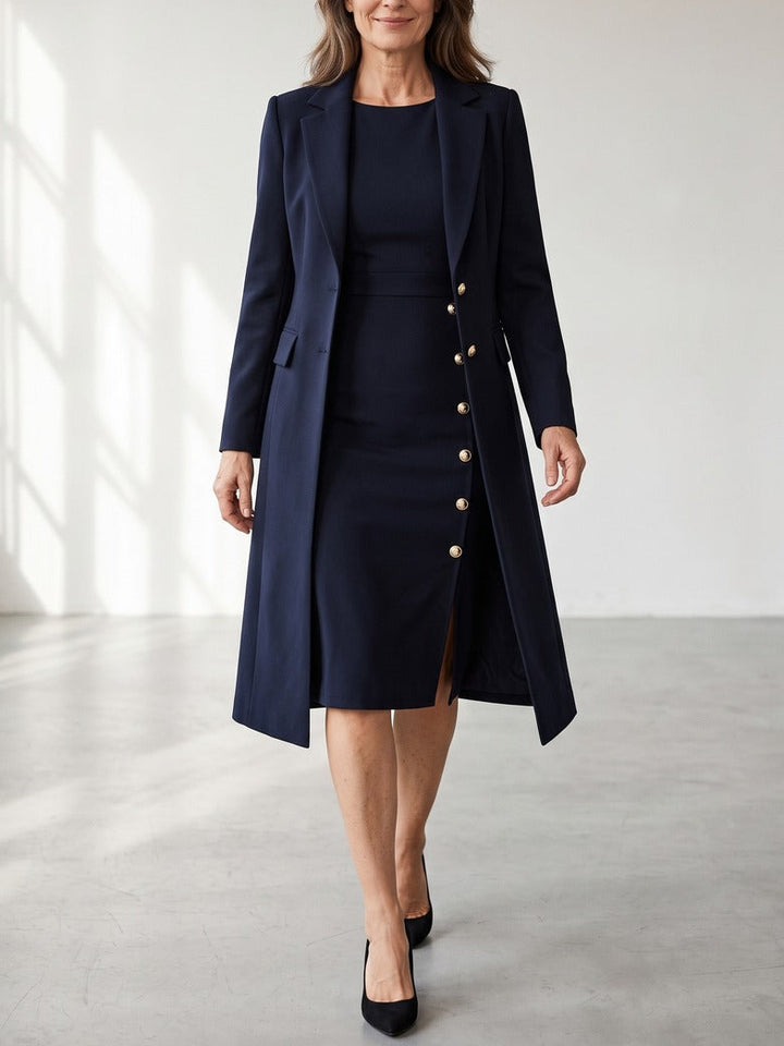Santina | Long Blazer Dress Set