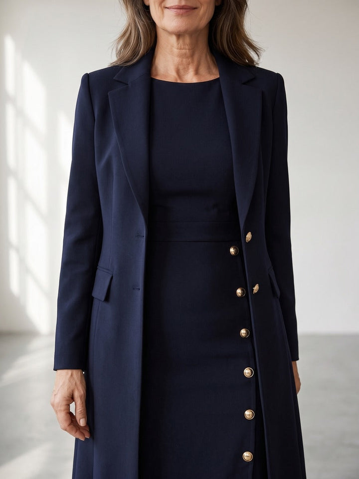 Santina | Long Blazer Dress Set