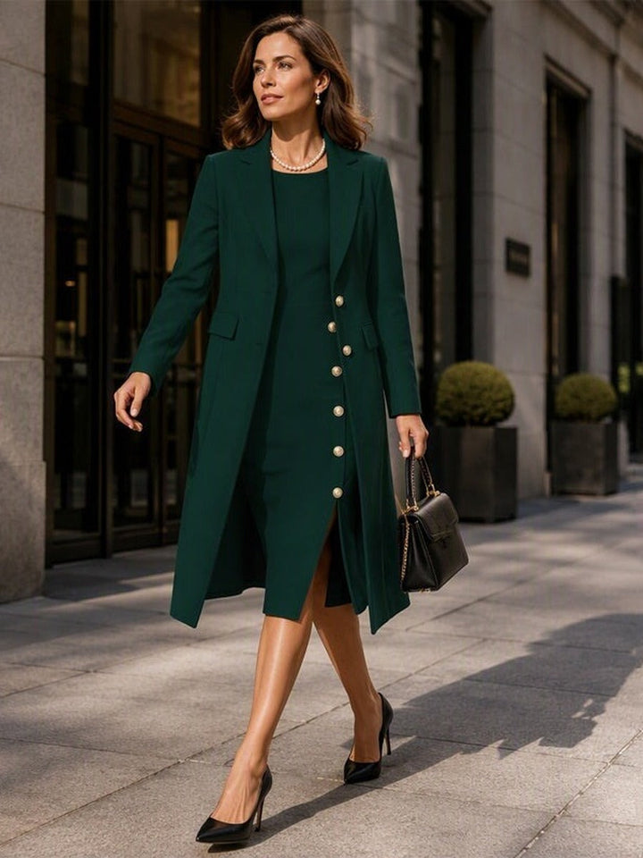 Santina | Long Blazer Dress Set