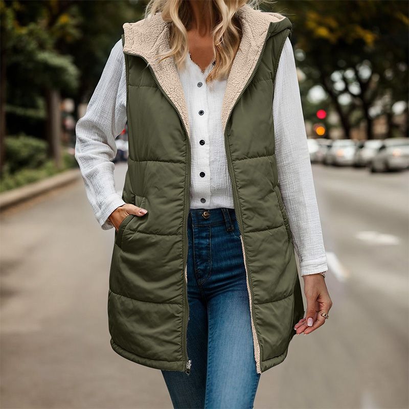 Avril – Quilted Sleeveless Vest