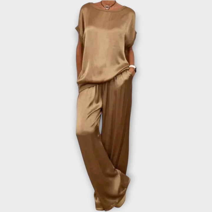 Vivian | Satin Two-Piece Set