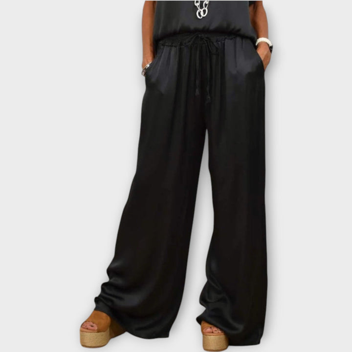 Vivian | Satin Two-Piece Set