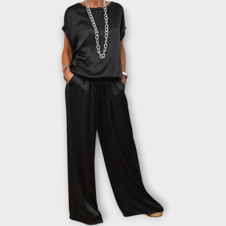 Vivian | Satin Two-Piece Set