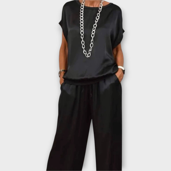 Vivian | Satin Two-Piece Set