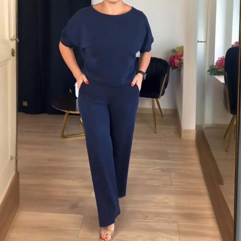 Nancy | Elegant 3-Piece Set Including Long Cardigan, Top, and Pants