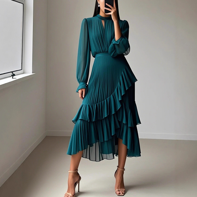 Dianna™ Pleated Midi Dress