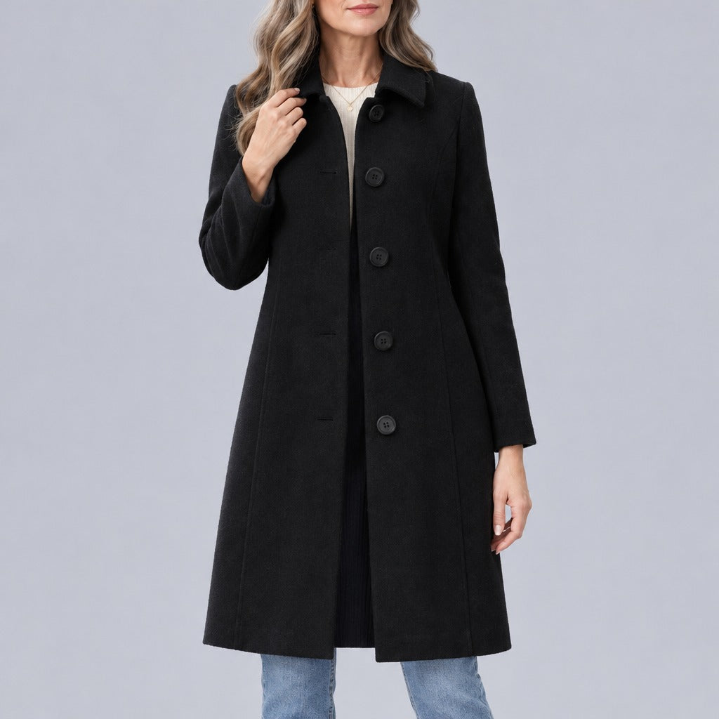 Vonda | Button Front Coat