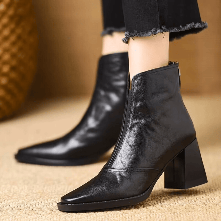 Amélie | Block Heel Ankle Boots